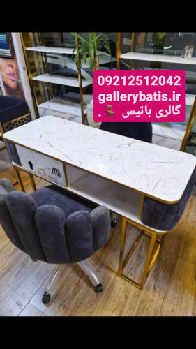 خرید اینترنتی میز ناخن پایه طلایی