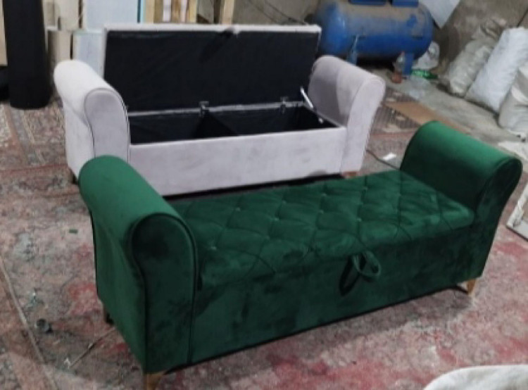 پاف صندوقی لاوست با پارچه خارجی در رنگبندی مختلف